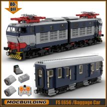Moc bausteine stadt fs e656 lokomotive zug technologie steine diy montage motoren fahrzeug transport spielzeug geschenke