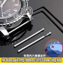 22 23 mm für Blancpain Fifty Fathoms 5025 5015 Armband Herren Edelstahl Pleuel Sechskantschraube Uhrenarmband Zubehör