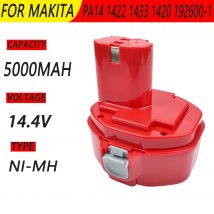 Per Makita PA14 14.4V 5000mAh ni-mh batteria di ricambio 1422 1433 1420 192600-1 6281D 6280D 6337D Batterie ricaricabili