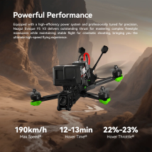 iFlight Nazgul Evoque F5 V3 O4 Pro 6S HD BNF Dron FPV z możliwością przełączania trybu DC/X-frame, z układem Borg Mini F7 60A / Jednostka Powietrzna O4 Pro