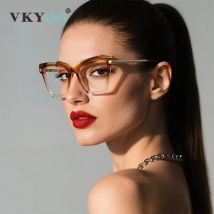 VICKY Neue personalisierte Schmetterling großer Rahmen Modedesign Damen Anti-Blaulicht-Lesebrille anpassbares Rezept
