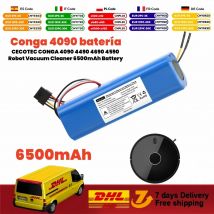 100 % neuer 6500 mAh Li-Ionen-Akku für CECOTEC CONGA 4090 4490 4690 4590 Roboter-Staubsauger 14,4 V 18650 4S2P Akkus