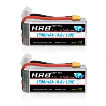 HRB 14,8 V 1500 mah Lipo 4S 100C RC Batterie mit XT60 Stecker für RC Flugzeug fpv drohnen rc auto lkw tack RC Boot