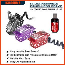 AFRC Bürstenloses programmierbares Smart Servo für YOKOMO Reve D SAKURA 1/8 1/10 Drift Racing D3520HB-S