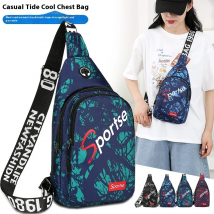 Brusttasche für Herren, einzelne Schulter, Umhängetasche, lässig, schräges Kreuz, Oxford-Stoff, schräger Rucksack, Sport, Reiten, Brust, schräge Tasche