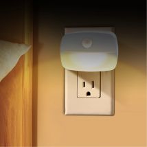 EU Plug In LED Night Light Motion Sensor Light 220V Wall Lamp for Kitchen Bedroom Aisle Stairs Human Infrared Sensor Night Lamp