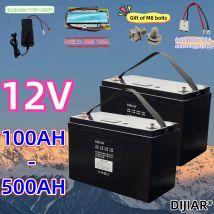 LIFEPO4-Batterie, Luftfracht, innerhalb von 24 Stunden versendet, 12 V 500 Ah, LIFEPO4, integrierter BMS100 Ah Lithium-Eisenphosphat-Batterie
