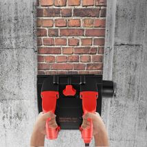 Macchina per pala da muro elettrica da 1200 W Macchina per calcestruzzo 3000 giri/min Strumento di ristrutturazione senza polvere per pareti interne/esterne