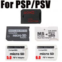 Für Psvita PSV 1000 2000 Speicher SD2vita Pro kompatibler SD TF-Kartenadapter V2.0 V3.0 V5.0 V6.0 Spielkartenhalter