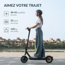 5TH WHEEL Patinete Eléctrico Plegable, 10", Potencia Máx. 800W, 25 km/h, Autonomía 40-45km, App y Luz, Doble Freno, 48V 7.5AH