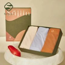 SUJIIN 3 Teile/los Höschen für Frauen Nahtlose Bequeme Slip Atmungsaktive 5A Antibakterielle Intime Stretch Weibliche Unterwäsche N166