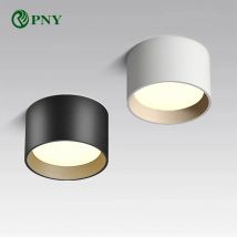 Lámpara de techo pequeña de alta calidad, luz empotrable LED montada en superficie para sala de estar, dormitorio, cocina, pasillo, luces abajo de 220V, 12W y 15W