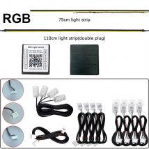 RGB „LED-Lampe“ App Umgebungslichter Zubehör 4-Draht-LED-Lichtleiste Türlicht Aufbewahrungslicht Fußlicht Haupt-/Sub-Controller-Teile