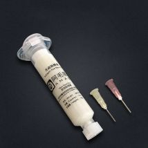 1PCS AMAOE Solder Paste Halogen-Free Welding Oil Flux for BGA PCB Reballing Repair Soldering Paste with 2pcs syringe needles