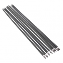 Flexible, biegsame 6 x 6 mm quadratische Rohrheizung für Heißkanalverteiler-Biegestreifen, 220 V, elektrisches Lufterhitzer-Heizelement