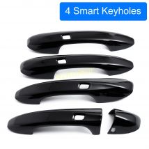 Glänzend Schwarz Auto Keyless Türgriff Abdeckung Rahmen Aufkleber Außen Trim Für Mercedes Benz C E GLC GLE Coupe EQC X253 C292 N293