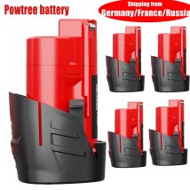 12V 3.0Ah Ricaricabile 3000mAh Batteria per Milwaukee M12 XC Utensili a batteria 48-11-2402 48-11-2411 batterie 48-11-2401 MIL-12A-LI