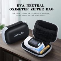JUSTLANG Aufbewahrungsbox für Oximeter, angemessene Layout der Werkzeugtasche, Beutel zum Verpacken von Produkten, Reiseutensilien-Set, Schutztasche