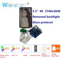 5,5 Zoll 4K LCD 2160x3840 Bildschirm Panel Display Glas Schutz Keine Hintergrundbeleuchtung MIPI