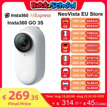 Insta360-cámara pequeña GO 3S-4K, portátil y versátil, manos libres, POV, montaje en cualquier lugar, estabilización