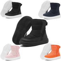 Stivali da neve per bambini caldi invernali Peluche alti antiscivolo Bambini casual Buoni scarpe di stoffa impermeabili Addensare scarpe di cotone per ragazze del ragazzo