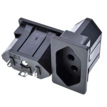 1 stücke Schwarz 15A 125 V 10A 250 V Schweiz Brasilianische UPS PDU Eingebettete verdrahtung schrank steckdose 3 P Brasilien AC power Steckdose