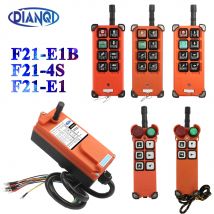 DC12V 24V Wireless Industrial telecomando interruttori Sollevamento radiocomando Gru interruttore F21-4S F21-E1 F21-E1B AC220V 380V 110V