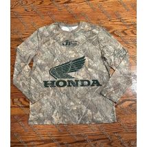 Maglia da corsa Honda JT Maglia da uomo a maniche lunghe Mossy Camo Green Novità per uomini e donne Uniforme per appassionati di corse motociclistiche