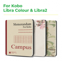 for Kobo Libra Colour and Kobo Libra2 Protective cover 7-inch Auto Sleep Wake function E-book Case with patterns