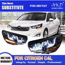 Akd Scheinwerfer für Citroen C4L LED Scheinwerfer 2012-2016 Scheinwerfer C4 Drl Blinker Fernlicht Engel Auge Projektor Linse