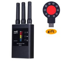 G638 Rilevatore di segnale RF anti-spia professionale Bug Segnale audio GSM Dispositivo di ascolto per telecamera nascosta wireless Rilevamento tracker GPS