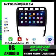 Android 15 Car Radio Car Multimedia Video Player WIFI for Porsche Cayenne 957/955 2002 - 2010 HeadUnit GPS Autoradio Carplay BT