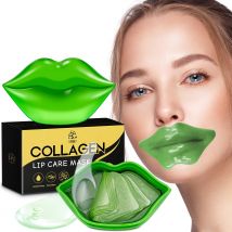 Hyaluronsäure-Lippenmaske zur Feuchtigkeit und -pflege, Lippenessenzpflege, Kristall-Lippenpflaster für Männer und Frauen