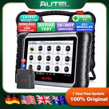 Escáner Autel MaxiCOM MK808BT PRO OBD2 Herramienta de escaneo de diagnóstico de automóvil Automotivo Lector de códigos OBD 2 Codificación de claves Prueba activa PK MK808S