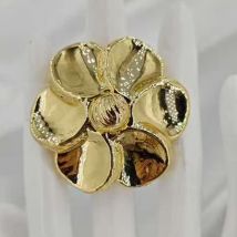 Mode Gold Farbe Glatte Geometrische Große Ringe Set Für Frauen Übertrieben Metall Unregelmäßigen Dicken Klobigen Ring Trendy Schmuck Geschenke