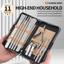 11 in 1 profession elles Pediküre-Kit Profession elle Pediküre-Werkzeuge Set-Fuß Raspel Fuß abgestorbene Haute nt ferner für Home & Salon Care Tools Set