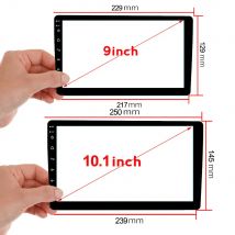 229*129*217 Auto Pellicola Protettiva In Vetro Temperato Adesivo Per 9 10 Pollici Radio Stereo DVD Touch Schermo LCD Completo per TEYES CC2 CC3