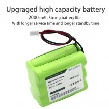 Replacement Battery 2000mAh for 2GIG, Linear Corp GC2 Panel, GC2e Panel, PERS-4200 228844, 6MR2000AAY4Z, BATT1, 6MR160AAY4Z