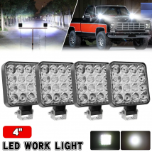HAOLIDE Mini 4 inch LED Work Light 48W  6000k Off Road off-road use Spotlight for Truck 4X4 Car SUV ATV Barra LED Headlights 12V