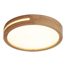 VETRULUS Nordic Solid Wood LED Ceiling Light Round Home Lighting Kitchen Living Room Bedroom Indoor Decoration Ceiling Lamp