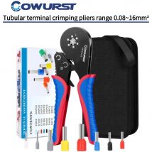 Pinza a crimpare manuale per terminale tubolare HSC12 16-6 Pinza a crimpare esagonale per terminale terminale preisolato