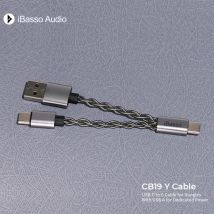 iBasso CB19 Small Tail Upgrade Audio-Adapterkabel, unabhängige Stromversorgung, Y-förmiges Kabel, Dekodierung, Ohrverstärker DC03pro/04pro DC-Elite
