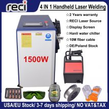 Reci laser hand faserlaser schweiß schneide maschine 2000w lasers chweißnaht saubere reinigungs maschine hanli wasserkühler