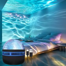 Proiettore cielo notturno stellato Luci notturne a LED Telecomando plug-in USB Luce galassia RGB 7 modalità per l'arredamento del bar della camera da letto della stanza delle feste