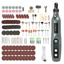 Mini Drill Cordless Rotary Tool 3.7V USB Handheld Electric Drill Electric Carving Pen for Sharpening Nails Jade Wood Engraving