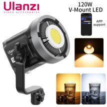 Ulanzi 120W COB Fotografia Luce di riempimento Versione bicolore Montaggio a V Batteria Ingresso CC 2700K-6500K con telecomando APP Bowens