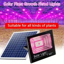 35/60W LED solare coltiva la luce spettro completo proiettore pianta crescente luce phytolamp impermeabile remoto per piante da interno ed esterno