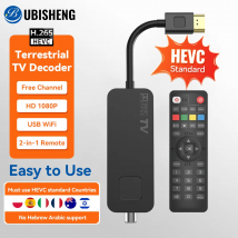 UBISHENG U3mini DVB T2 DVB C Decodificatore TV digitale Canali TV gratuiti HD 7 giorni Sintonizzatore TV EPG per Spagna Francia Itlay Columbia ecc
