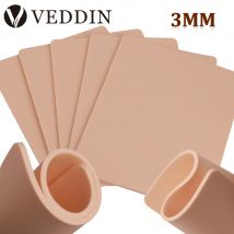 15/10/8/5/1 pz Pelle Pratica Del Tatuaggio 3 MILLIMETRI Silicone Pelle Finta Double-Sided per Trucco Permanente Formazione Fornitura Accessorio Del Tatuaggio