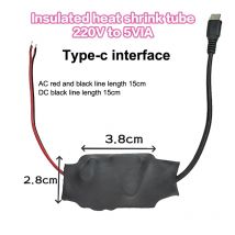 1Pc AC220V A DC5V 1A/2A Trasformatore di Alimentazione TYPEC USB Trasformatore di Alimentazione Portatile Piccola Macchina Fotografica WiFi Adattatore di Monitoraggio